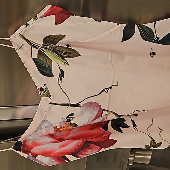 💕TED BAKER💕 Riia Citrus Bloom Cami Top ~ Abstract Floral Print Medium M NWT - Picture 9 of 15
